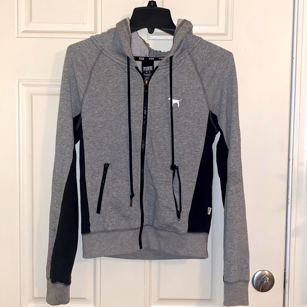 Pink zip up